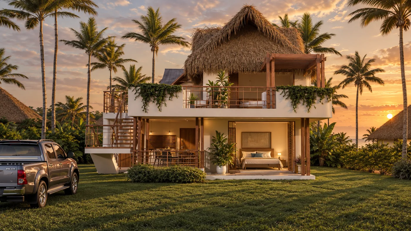 Villa Arena: villa de concepto abierto con piscina privada abierta a la brisa marina